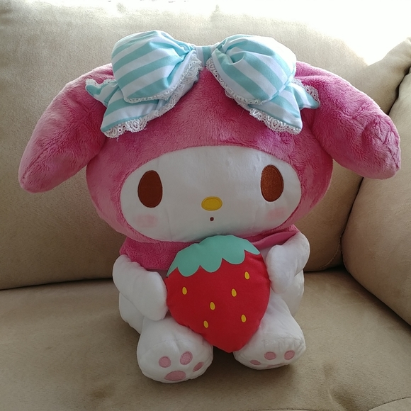 Sanrio My Melody plush tissue box holder (Strawberry Sweetness kuji last prize) - Picture 1 of 2